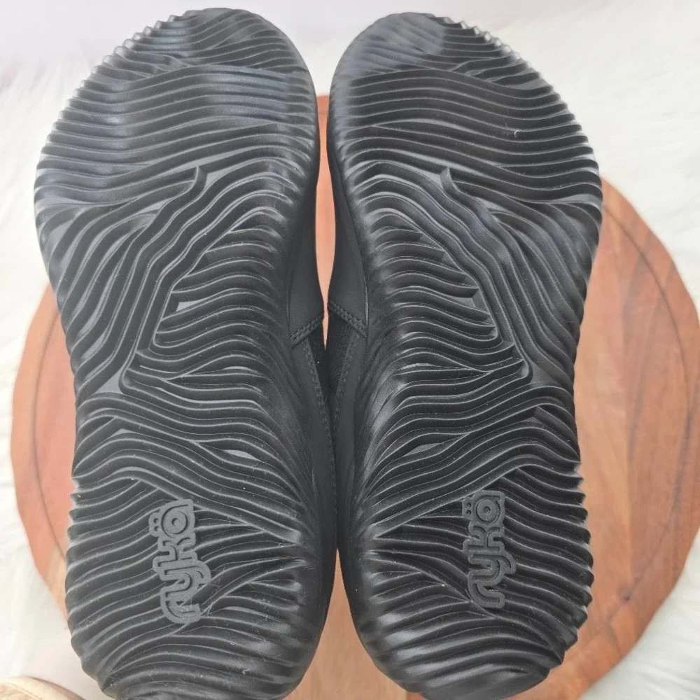 Ryka Echo Slip On‎ Black Casual Walking Shoes Womens 7.5 M RE-ZORB LITE Sneakers